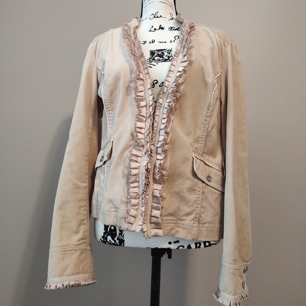 WHBM  Velvet Jacket
